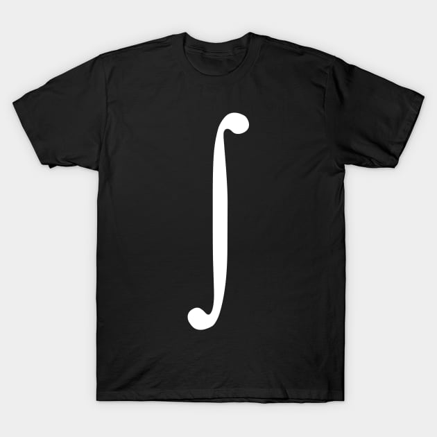 integral symbol T-Shirt by samzizou